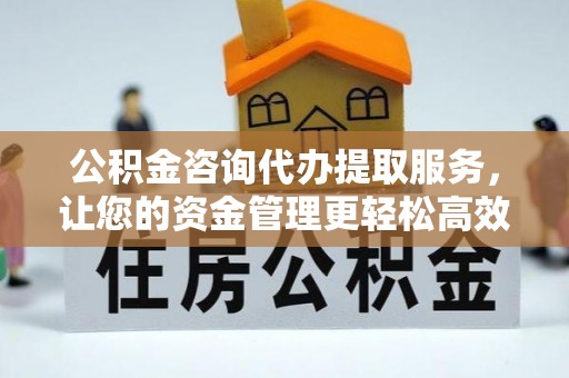 临夏公积金咨询代办提取服务，让您的资金管理更轻松高效